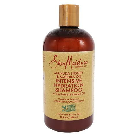 Shea Moisture Manuka Honey Mafura Oil Intensive Hydration Shampoo, 13 Oz