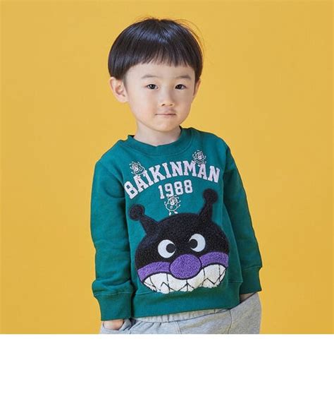 BIGアップリケポケットトレーナー｜アンパンマンキッズコレクションの通販｜&mall（アンドモール）三井ショッピングパーク公式通販