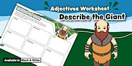 Leopard Adjectives Worksheet