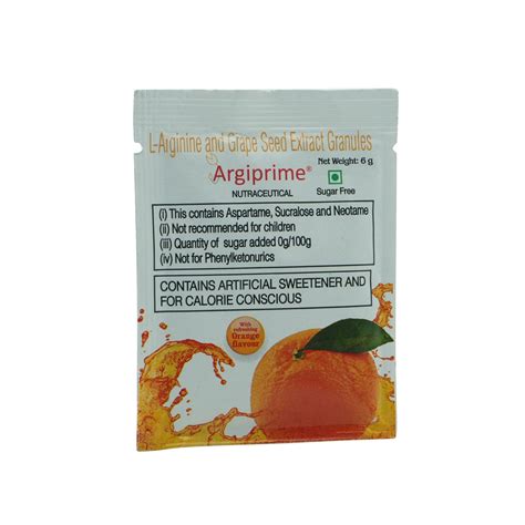 Argiprime Orange Sugar Free Sachet 6 gm Price, Uses, Side Effects ...