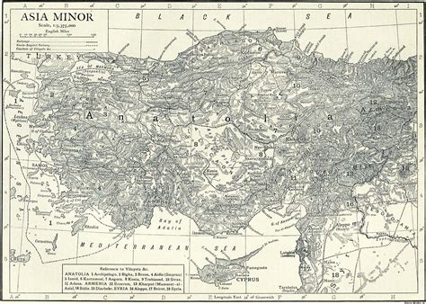 Asia Minor Map Ancient Asia Minor. / Mitchell, Samuel Augustus / 1875