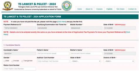 TS LAWCET Application Form 2026 - Registration Link, Fees, Last Date