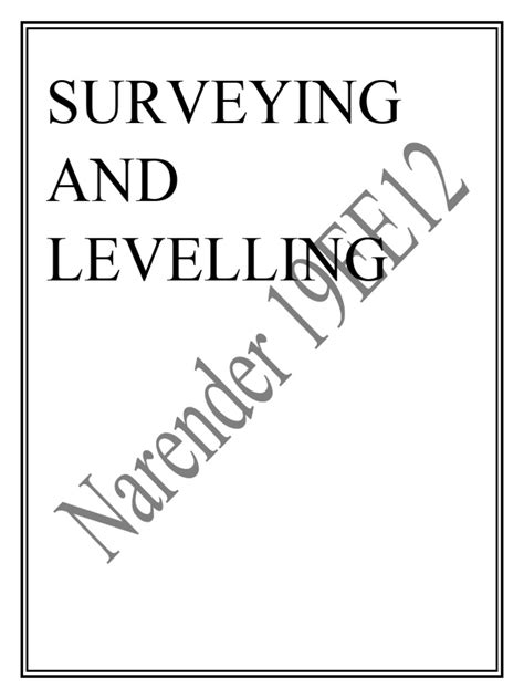 Image result for Level Book Example Surveying