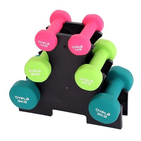 Oypla | 12kg Neoprene Dumbbell Set | Shop Online Today