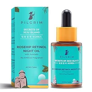 Pilgrim Rosehip Retinol Serum for face (Oil based) for Anti-ageing ...