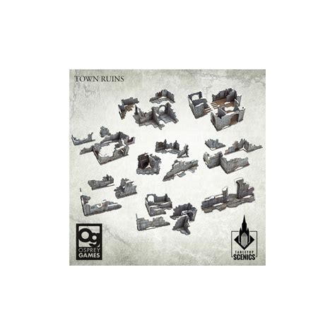 Buy Décors Officiels Frostgrave - Town Ruins - Miniatures games - Kromlech