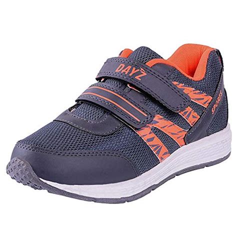 Buy DAYZ Boys Grey-Orange Running Shoes (KSJ-12 Dgrey-Forange_11) at ...