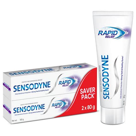 Buy Sensodyne Toothpaste Rapid Relief | Fast Sensitivity Relief Tooth ...