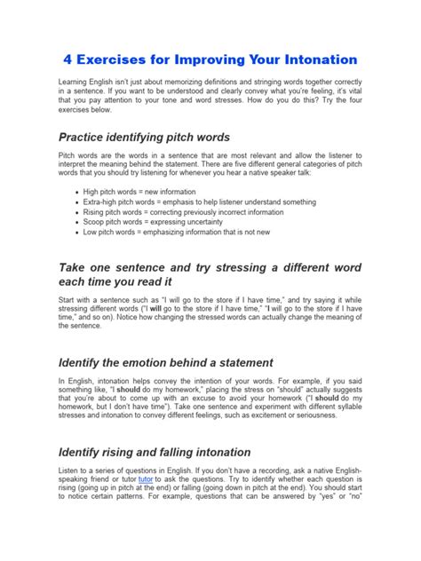 Image result for Lessons On Intonation