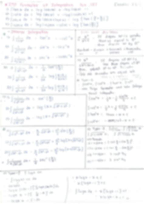 Image result for Integration Formula Sheet Class 12