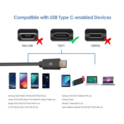 MX USB Type-C to USB-A 3.0 Male Data & Charging Cable – 1.5 m (Black ...