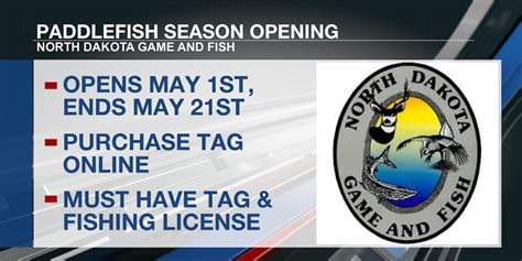 Paddlefish season to open May 1 in North Dakota