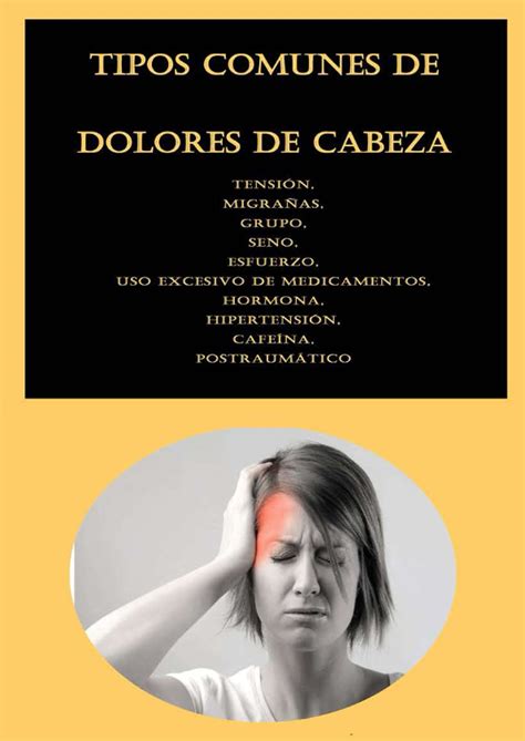 Buy Tipos comunes de dolores de cabeza: Tensión, Migrañas, Grupo, Seno ...
