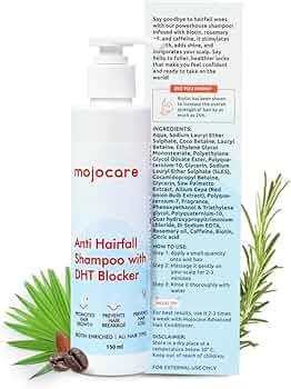 Mojocare Anti Hairfall DHT Blocker Shampoo | With Biotin, Saw Palmetto ...
