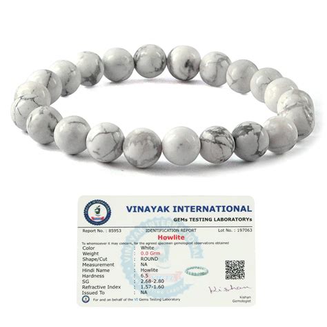 Buy Reiki Crystal Products Certified Howlite Diamond Cut 8 mm Stone ...