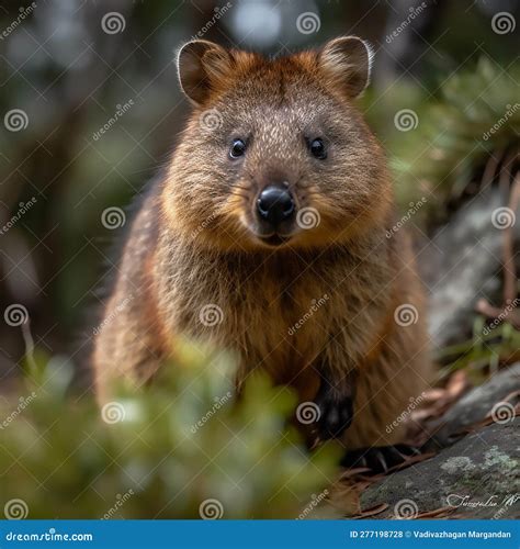 Majestic Quokkas in the Wild Stock Illustration - Illustration of native, western: 277198728