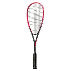 Buy HEAD Cyber Pro Squash Racquet, Colour - Red/Black (Strung) Online ...