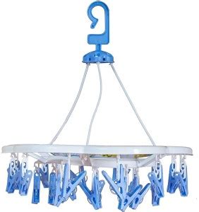 shopzillla Clip Hanger Plastic Clothes Pegs, Cloth Drying Stand Hanger ...