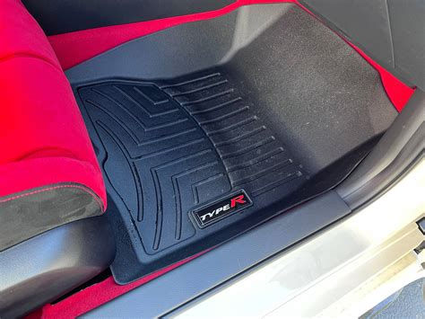 Custom DIY WeatherTech Type R Floor Mats CivicXI 11th Gen Civic Type R ...