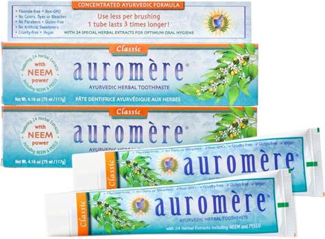 Auromere Ayurvedic Herbal Toothpaste, Classic | Ubuy India