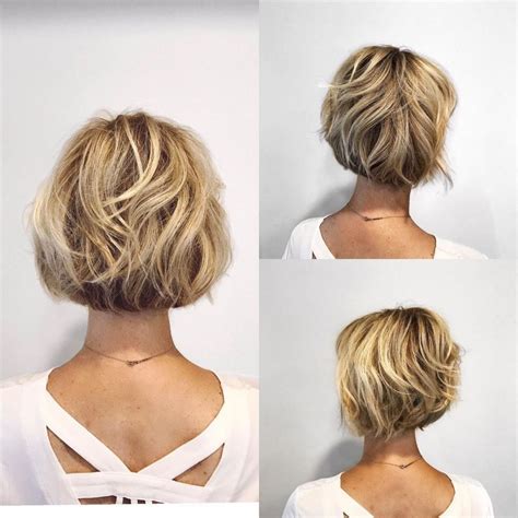 Chin Length Layered Bob Hairstyles For Over 60 - Fade Haircut Styles