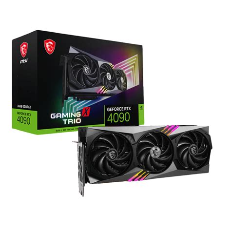 MSI GeForce RTX 4090 GAMING X TRIO 24G Graphics Card, 24GB GDDR6X, 3x ...