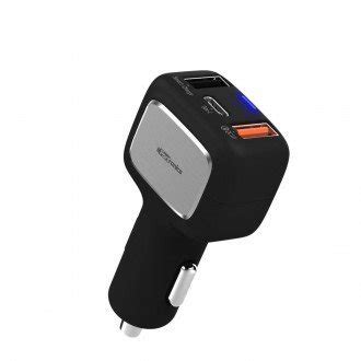 New Model PORTRONICS CAR POWER X POR 854 3 IN 1 CAR CHARGER WITH TYPE C ...