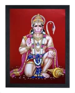 Devatwal Lord Hanuman Photo Frame For Wall Mounted Painting Digital ...