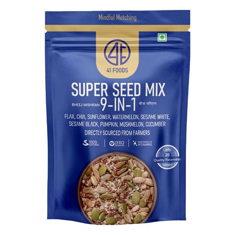 41 Foods 100 % Premium Healthy Dry Seeds I Seed Mix 9 in 1 | Pumpkin ...