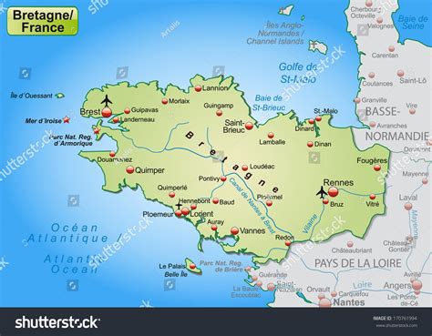 Brittany Map