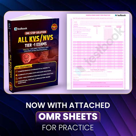 One Stop Solution for ALL KVS / NVS Tier-1 Exams with Sample OMR Sheet ...
