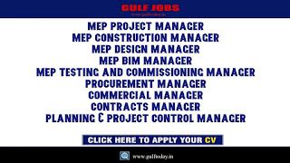 UAE Jobs-MEP Project Manager-MEP Construction Manager-MEP Design ...