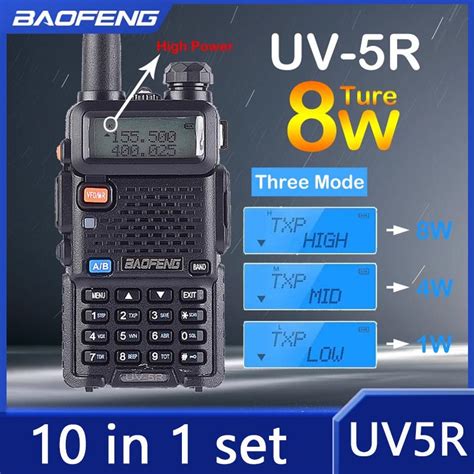 Купить Baofeng UV-5R 8W или 5W High Power 8 Вт мощная рация дальнего ...