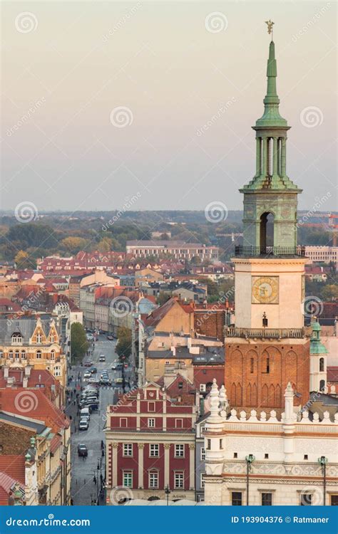 Poznan, Poland - October 12, 2018: Town Hall and Other Buildings in ...