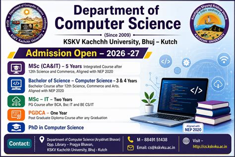 Department of Computer Science, KSKV Kachchh University