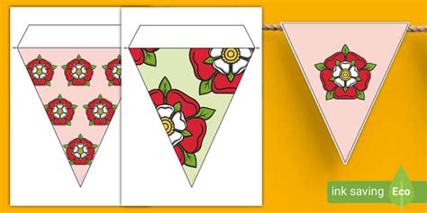 Tudor Rose Bunting - Primary Resources