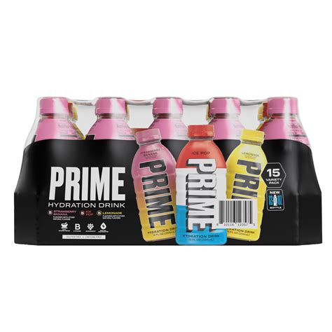 Prime Hydration Drink Variety Pack 12oz 15-pack India | Ubuy