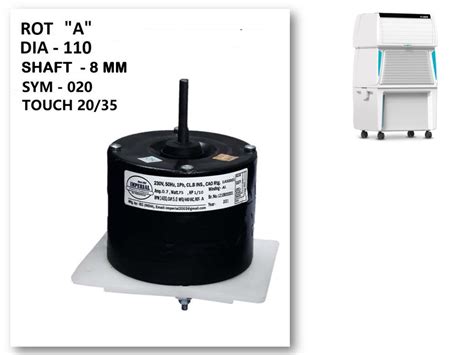 Main/Electric Motor - For Symphony Touch 35 Litre Personal Cooler – HAVAI