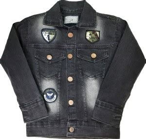 LITTLE PANDA Full Sleeve Washed Boys Denim Jacket - Buy LITTLE PANDA ...