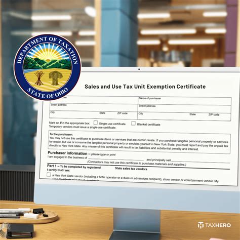Get an Ohio Resale Certificate Online | TaxHero