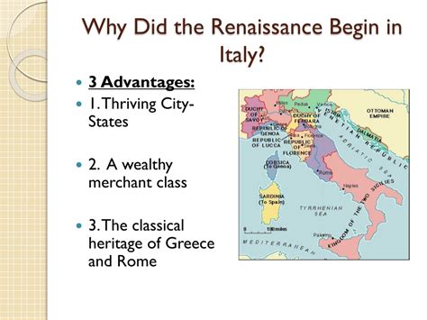 Why Did The Renaissance Began In Italy