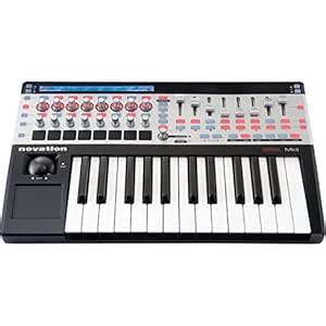 Novation AMS-25 SL MkII 25-Key USB Midi Controller Keyboard (Black ...