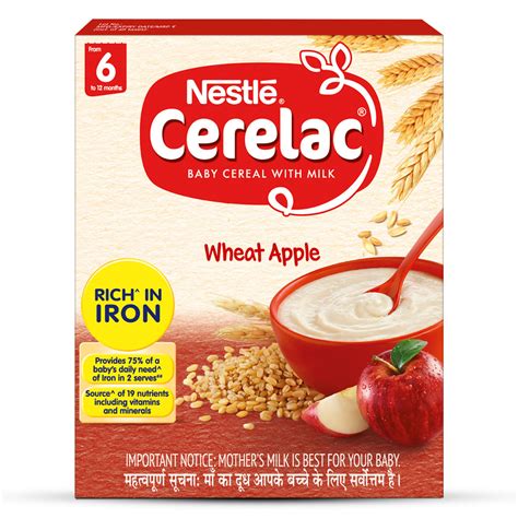 Buy Nestle Cerelac Wheat Apple Stage 1 300G - Apollo Pharmacy.