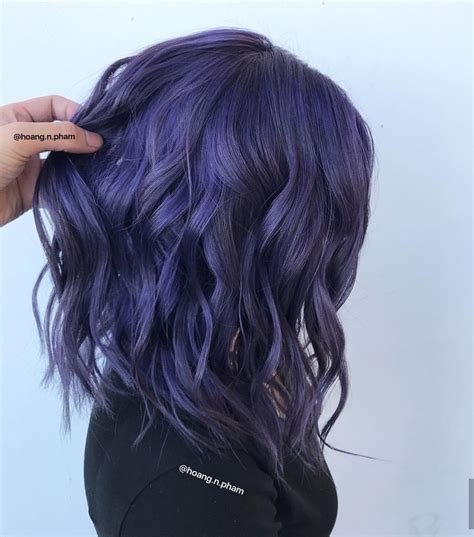 Purple navy blue indigo hair – Artofit