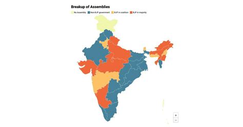 How many states does the BJP govern after the latest Assembly elections?