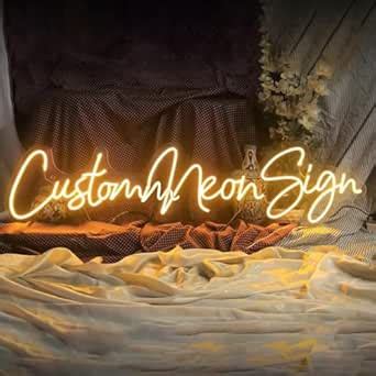 Buy Personalised LED Neon Light Sign for Bedroom, Birthday Gift, Party ...