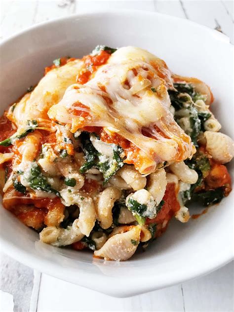 Spinach & Ricotta Pasta Bake — The Skinny Fork