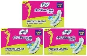 SOFY Anti Bacteria Hygiene & Herbs Slim Sanitary Pads - XL+15+15+15 ...