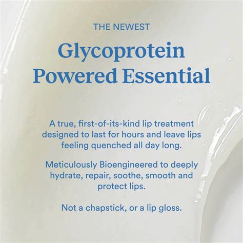 Lip Treatment - Marine Glycoprotein-Powered to Hydrate, Soothe & Repair ...