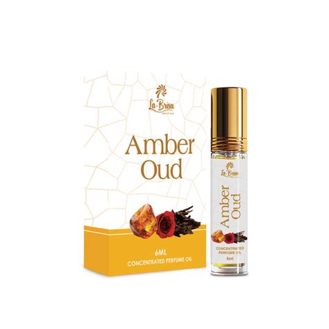 La Brisa Amber Oud Premium Attar Roll On 6ml | Long Lasting Arabic ...
